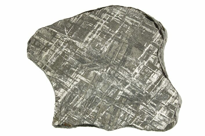 Etched Gibeon Iron Meteorite ( g) Slice - Namibia #334666